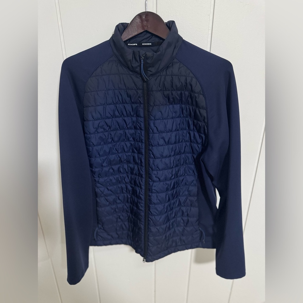 Bonobos Men’s Hybrid Navy Quilted Jacket